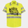 Men's High Visibility Safety Short Sleeve Work Shirt Thumbnail