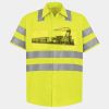 Men's High Visibility Safety Short Sleeve Work Shirt Thumbnail