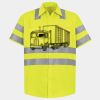 Men's High Visibility Safety Short Sleeve Work Shirt Thumbnail