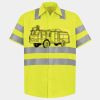 Men's High Visibility Safety Short Sleeve Work Shirt Thumbnail