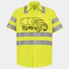 Men's High Visibility Safety Short Sleeve Work Shirt Thumbnail