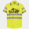 Men's High Visibility Safety Short Sleeve Work Shirt Thumbnail