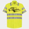 Men's High Visibility Safety Short Sleeve Work Shirt Thumbnail