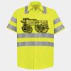 Men's High Visibility Safety Short Sleeve Work Shirt Thumbnail