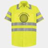 Men's High Visibility Safety Short Sleeve Work Shirt Thumbnail