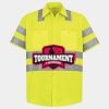Men's High Visibility Safety Short Sleeve Work Shirt Thumbnail