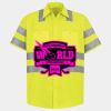 Men's High Visibility Safety Short Sleeve Work Shirt Thumbnail