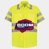 Men's High Visibility Safety Short Sleeve Work Shirt Thumbnail