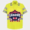 Men's High Visibility Safety Short Sleeve Work Shirt Thumbnail