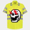 Men's High Visibility Safety Short Sleeve Work Shirt Thumbnail