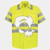 Men's High Visibility Safety Short Sleeve Work Shirt Thumbnail