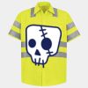 Men's High Visibility Safety Short Sleeve Work Shirt Thumbnail