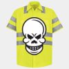 Men's High Visibility Safety Short Sleeve Work Shirt Thumbnail