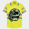 Men's High Visibility Safety Short Sleeve Work Shirt Thumbnail