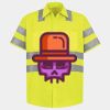 Men's High Visibility Safety Short Sleeve Work Shirt Thumbnail