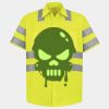 Men's High Visibility Safety Short Sleeve Work Shirt Thumbnail