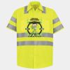 Men's High Visibility Safety Short Sleeve Work Shirt Thumbnail