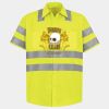Men's High Visibility Safety Short Sleeve Work Shirt Thumbnail