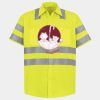 Men's High Visibility Safety Short Sleeve Work Shirt Thumbnail