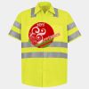 Men's High Visibility Safety Short Sleeve Work Shirt Thumbnail