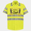 Men's High Visibility Safety Short Sleeve Work Shirt Thumbnail
