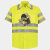 Men's High Visibility Safety Short Sleeve Work Shirt Thumbnail