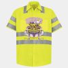 Men's High Visibility Safety Short Sleeve Work Shirt Thumbnail
