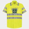Men's High Visibility Safety Short Sleeve Work Shirt Thumbnail