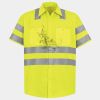 Men's High Visibility Safety Short Sleeve Work Shirt Thumbnail