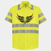 Men's High Visibility Safety Short Sleeve Work Shirt Thumbnail