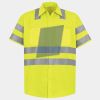 Men's High Visibility Safety Short Sleeve Work Shirt Thumbnail