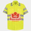 Men's High Visibility Safety Short Sleeve Work Shirt Thumbnail