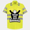 Men's High Visibility Safety Short Sleeve Work Shirt Thumbnail