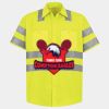 Men's High Visibility Safety Short Sleeve Work Shirt Thumbnail