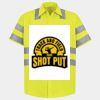 Men's High Visibility Safety Short Sleeve Work Shirt Thumbnail