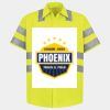 Men's High Visibility Safety Short Sleeve Work Shirt Thumbnail