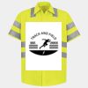 Men's High Visibility Safety Short Sleeve Work Shirt Thumbnail