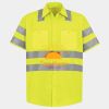 Men's High Visibility Safety Short Sleeve Work Shirt Thumbnail
