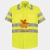 Men's High Visibility Safety Short Sleeve Work Shirt Thumbnail