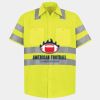 Men's High Visibility Safety Short Sleeve Work Shirt Thumbnail