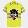 Men's High Visibility Safety Short Sleeve Work Shirt Thumbnail