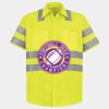 Men's High Visibility Safety Short Sleeve Work Shirt Thumbnail