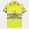 Men's High Visibility Safety Short Sleeve Work Shirt Thumbnail
