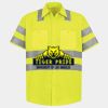 Men's High Visibility Safety Short Sleeve Work Shirt Thumbnail