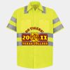 Men's High Visibility Safety Short Sleeve Work Shirt Thumbnail