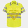 Men's High Visibility Safety Short Sleeve Work Shirt Thumbnail