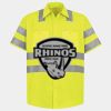 Men's High Visibility Safety Short Sleeve Work Shirt Thumbnail