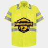 Men's High Visibility Safety Short Sleeve Work Shirt Thumbnail