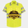 Men's High Visibility Safety Short Sleeve Work Shirt Thumbnail