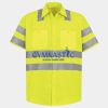 Men's High Visibility Safety Short Sleeve Work Shirt Thumbnail